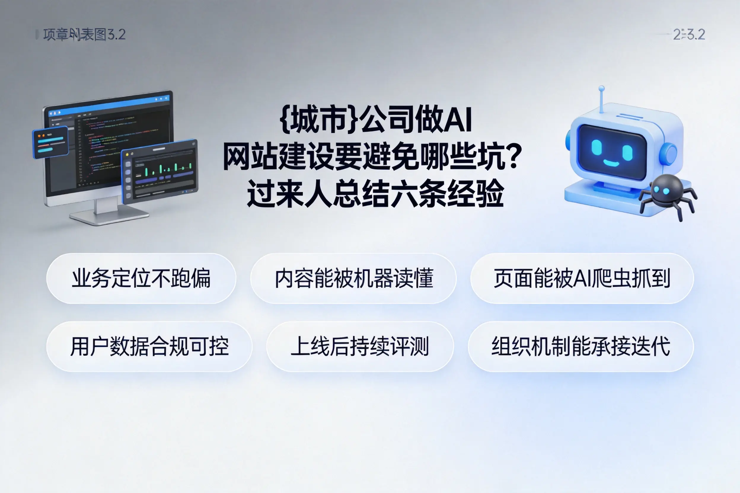 伊春公司做AI网站建设要避免哪些坑?过来人总结六条经验