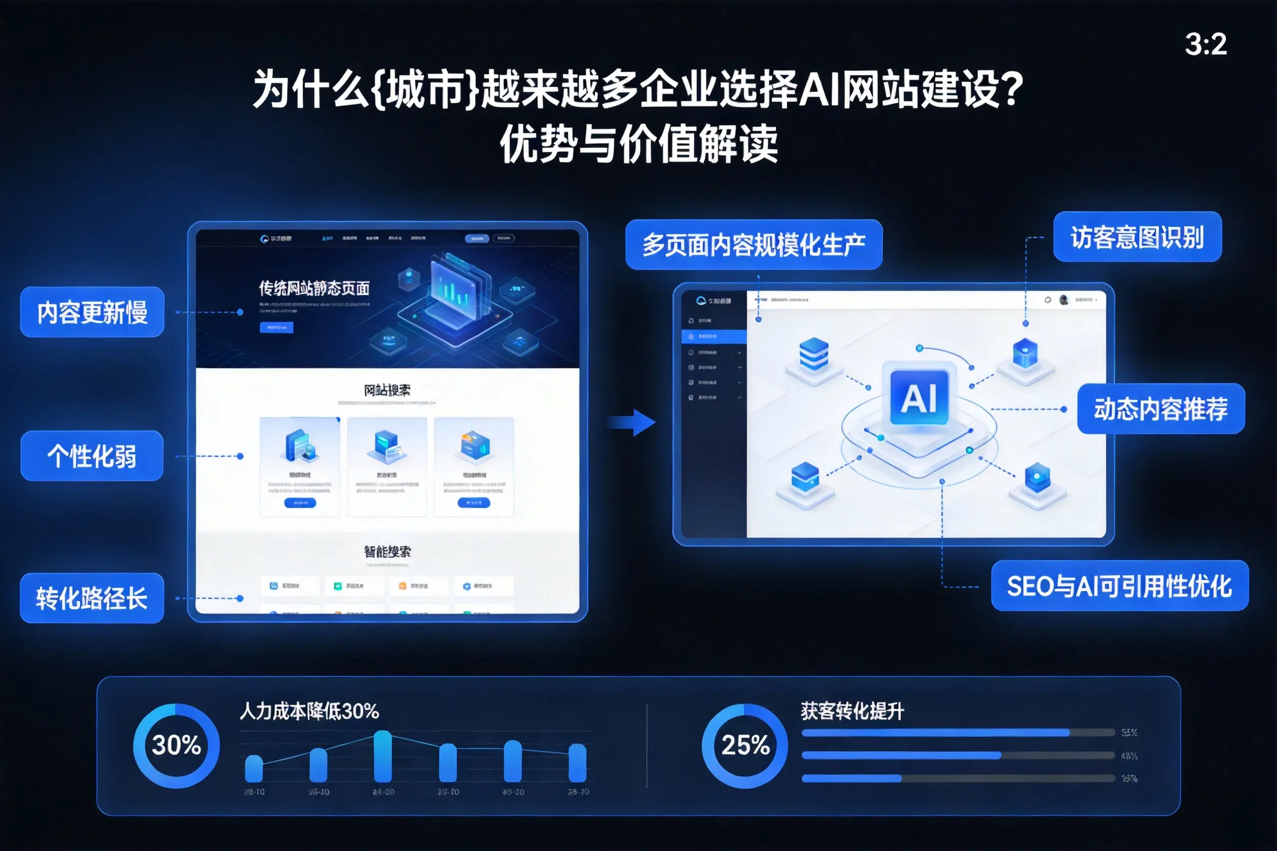为什么伊春越来越多企业选择AI网站建设?优势与价值解读