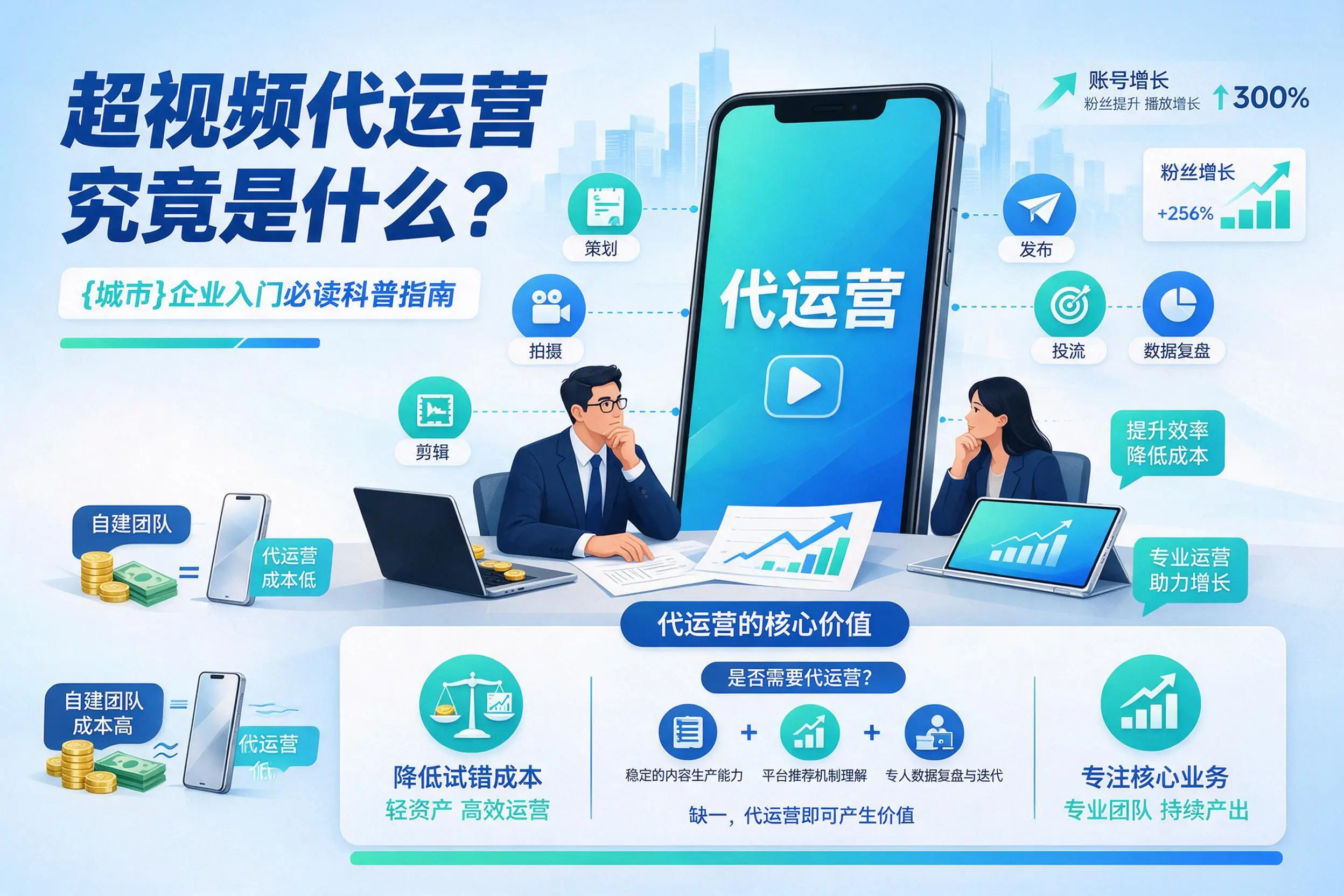 短视频代运营究竟是什么？伊春企业入门必读科普指南