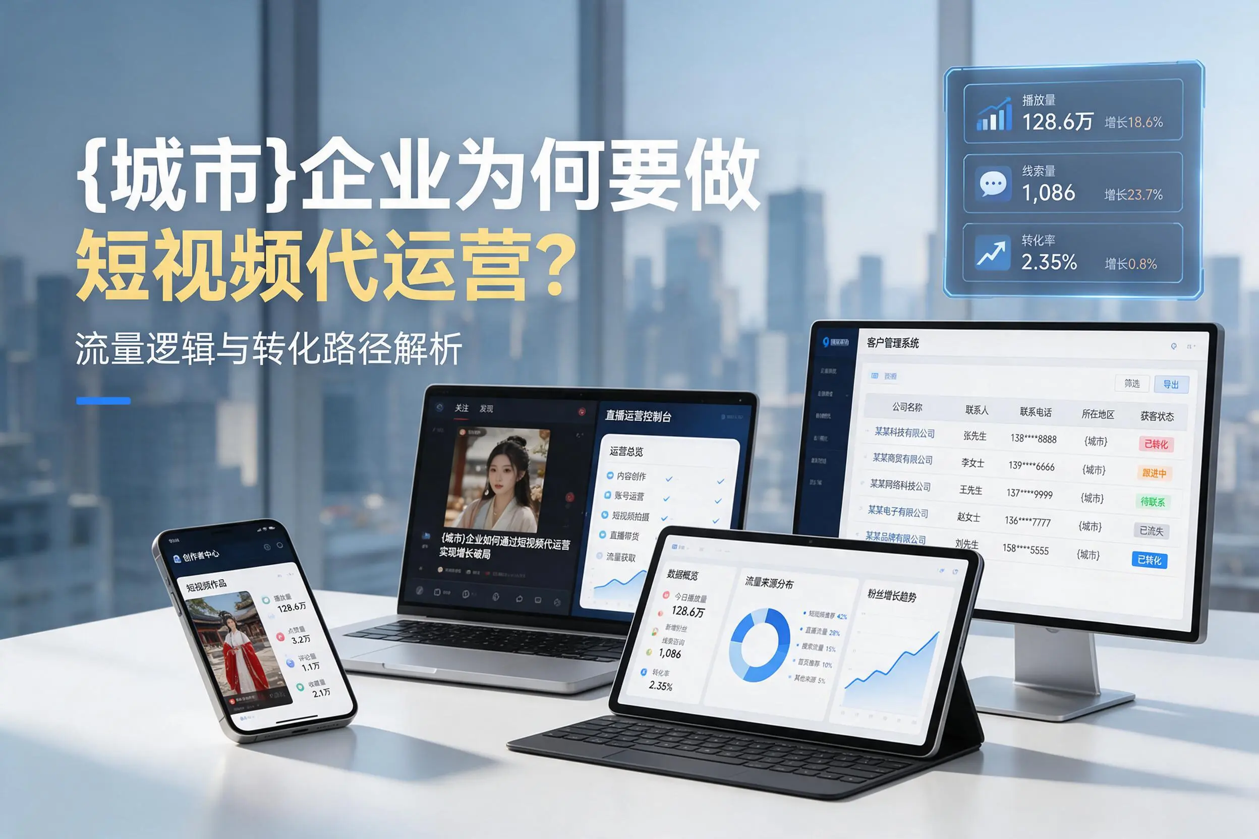 伊春企业为何要做短视频代运营?流量逻辑与转化路径解析