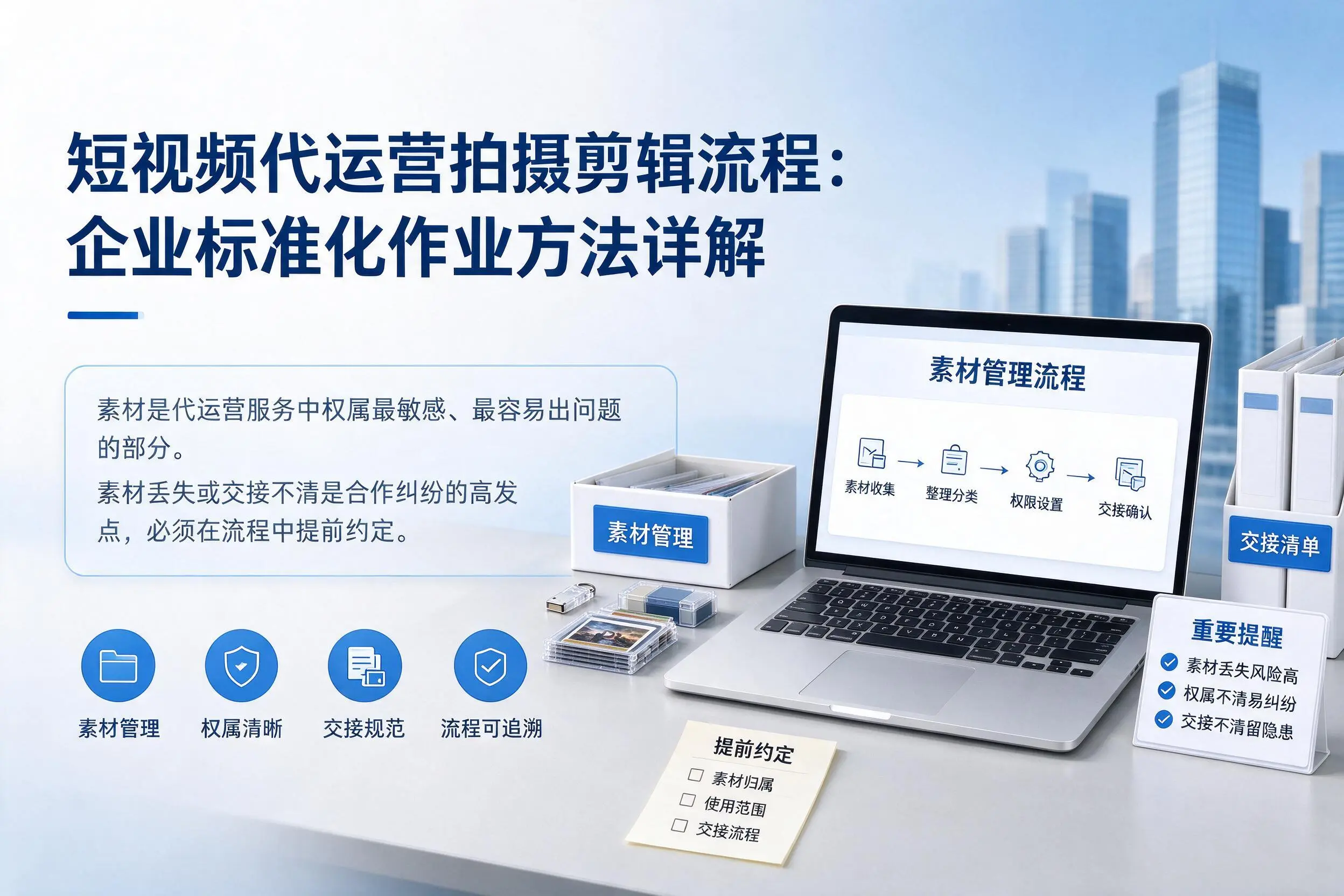 短视频代运营拍摄剪辑流程:伊春企业标准化作业方法详解