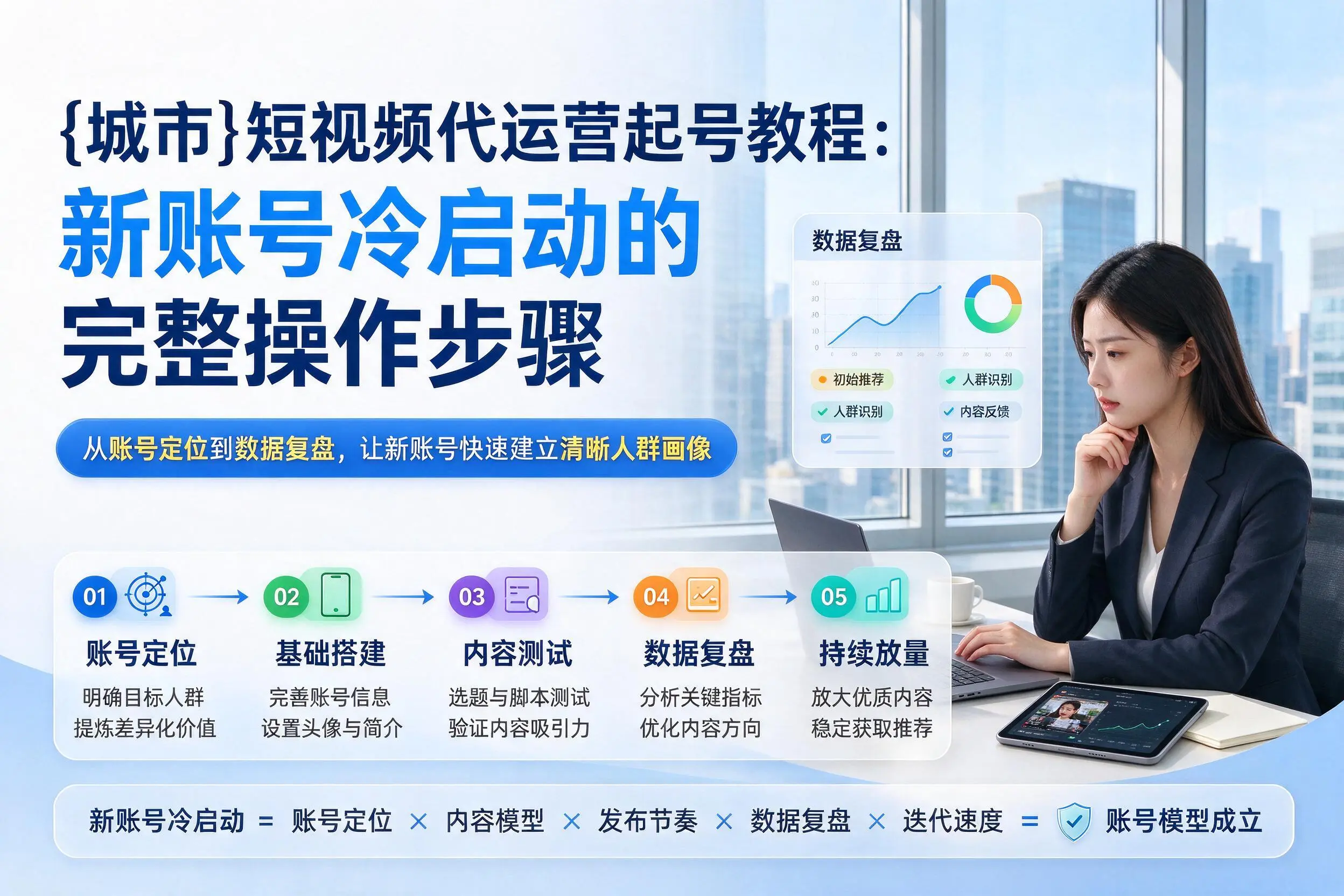 伊春短视频代运营起号教程：新账号冷启动的完整操作步骤