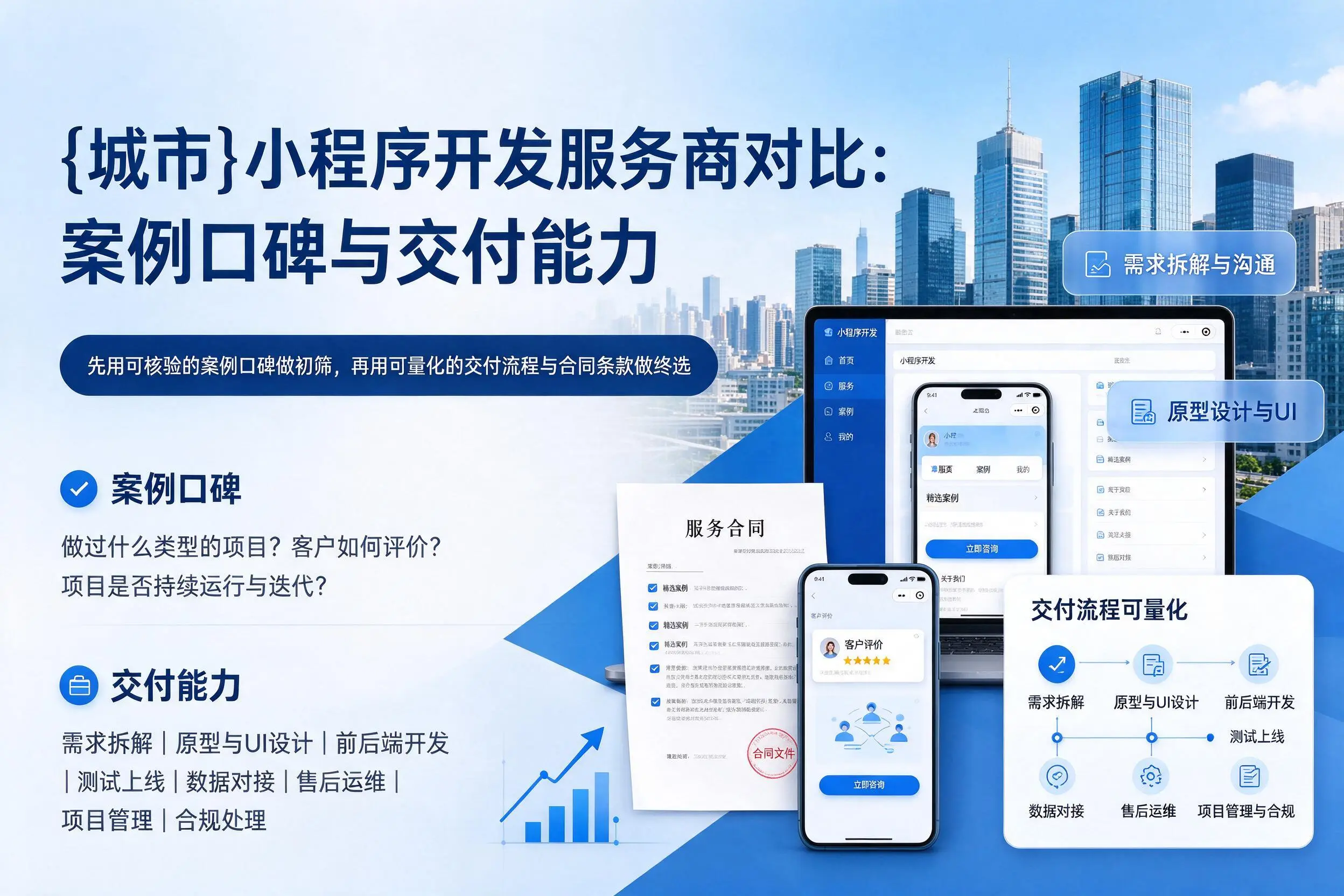 伊春小程序开发服务商对比：案例口碑与交付能力