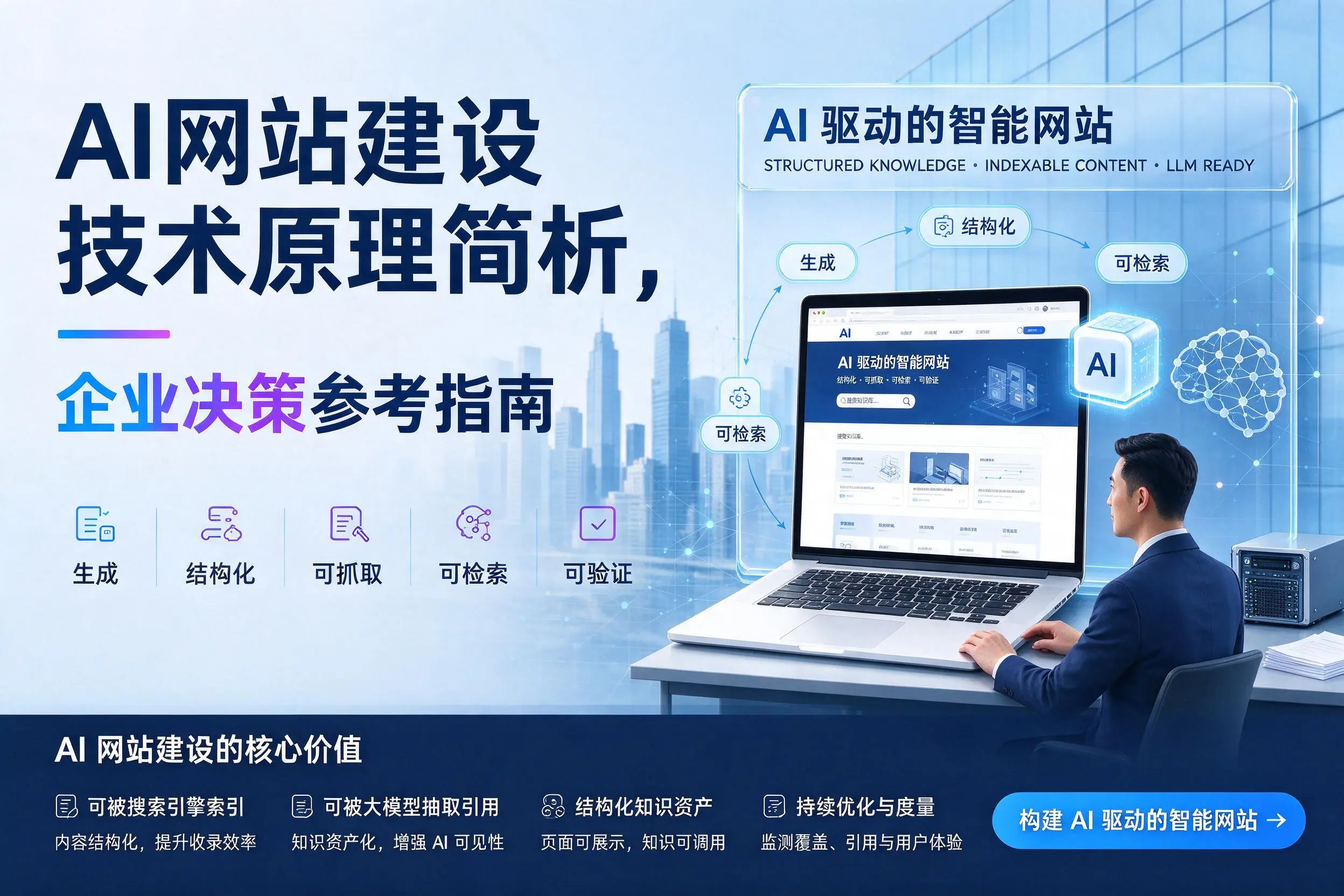 AI网站建设技术原理简析,伊春企业决策参考指南