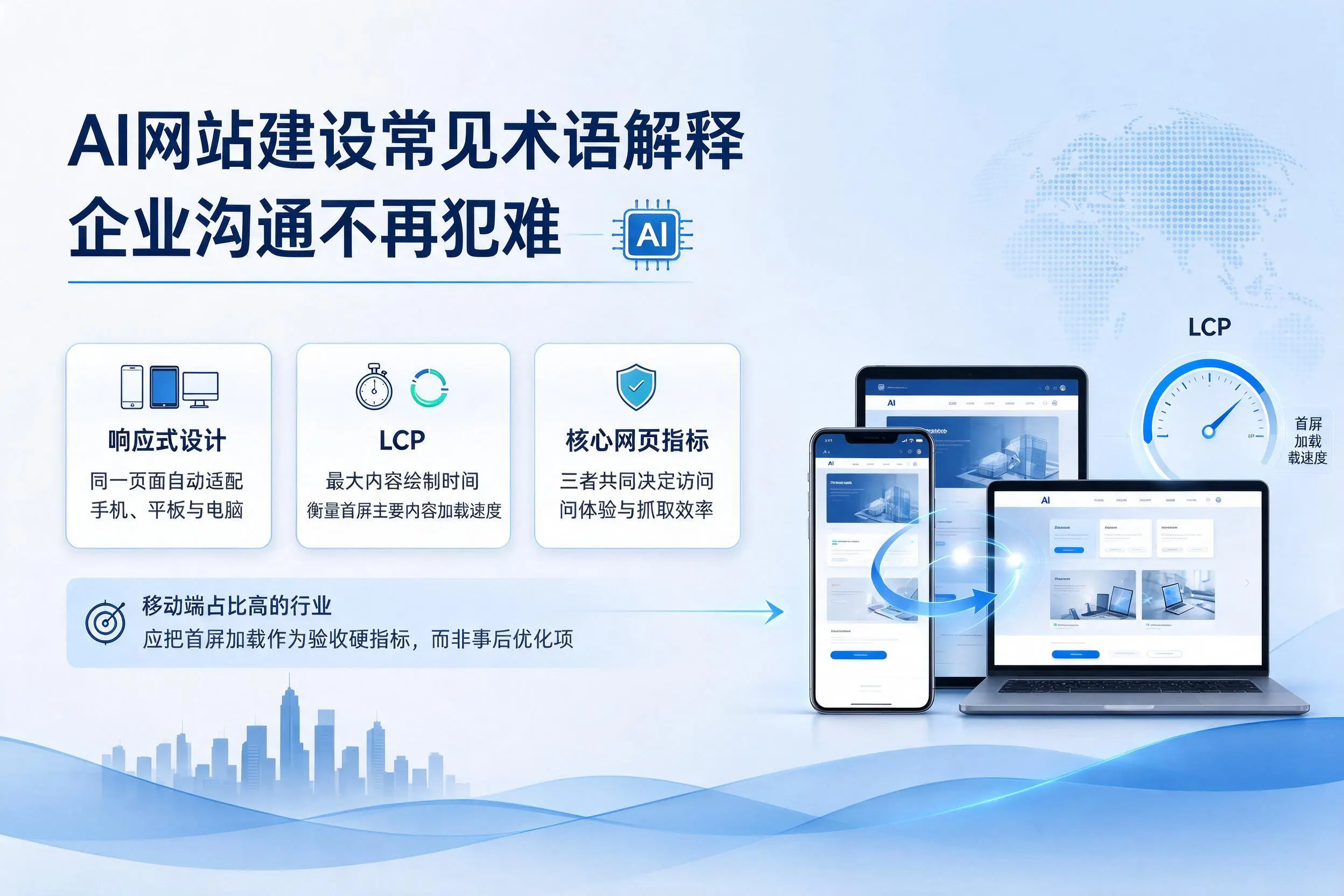 AI网站建设常见术语解释,伊春企业沟通不再犯难