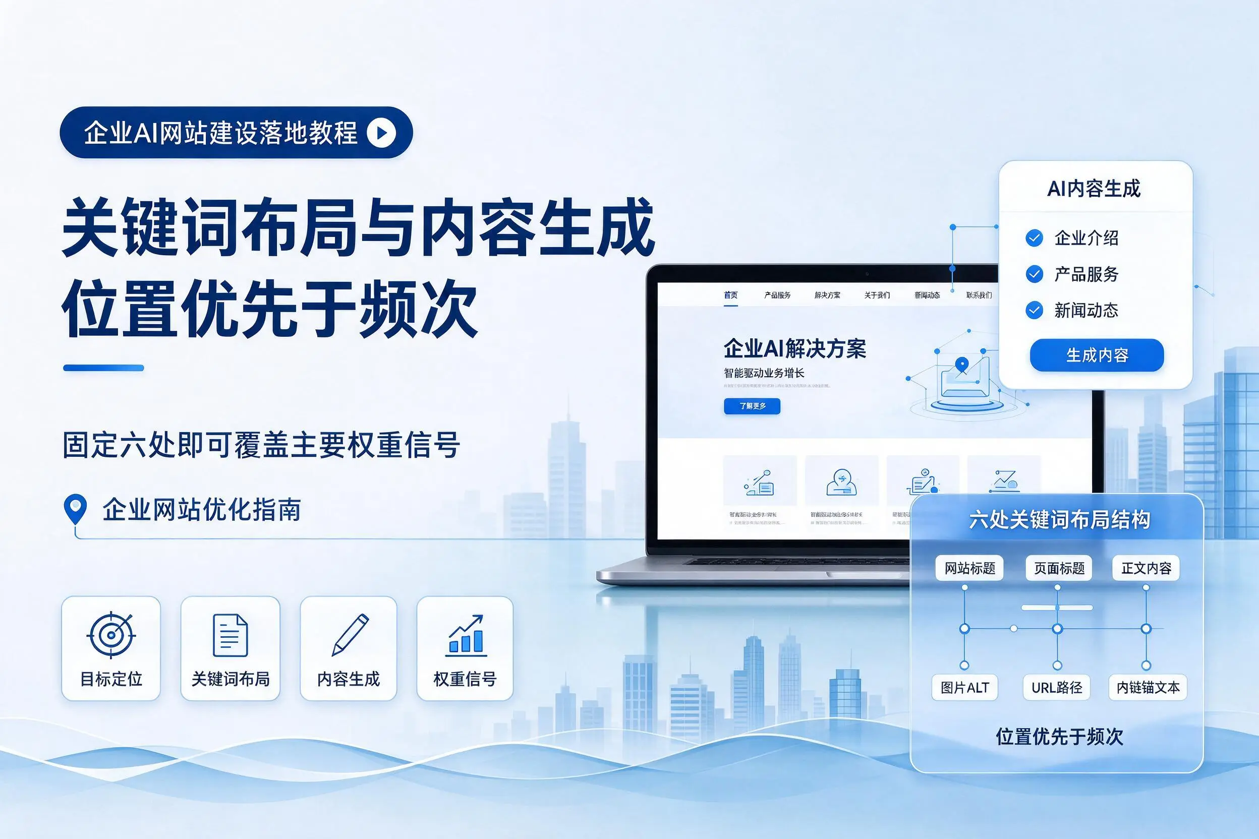 伊春企业AI网站建设落地教程：关键词布局与内容生成