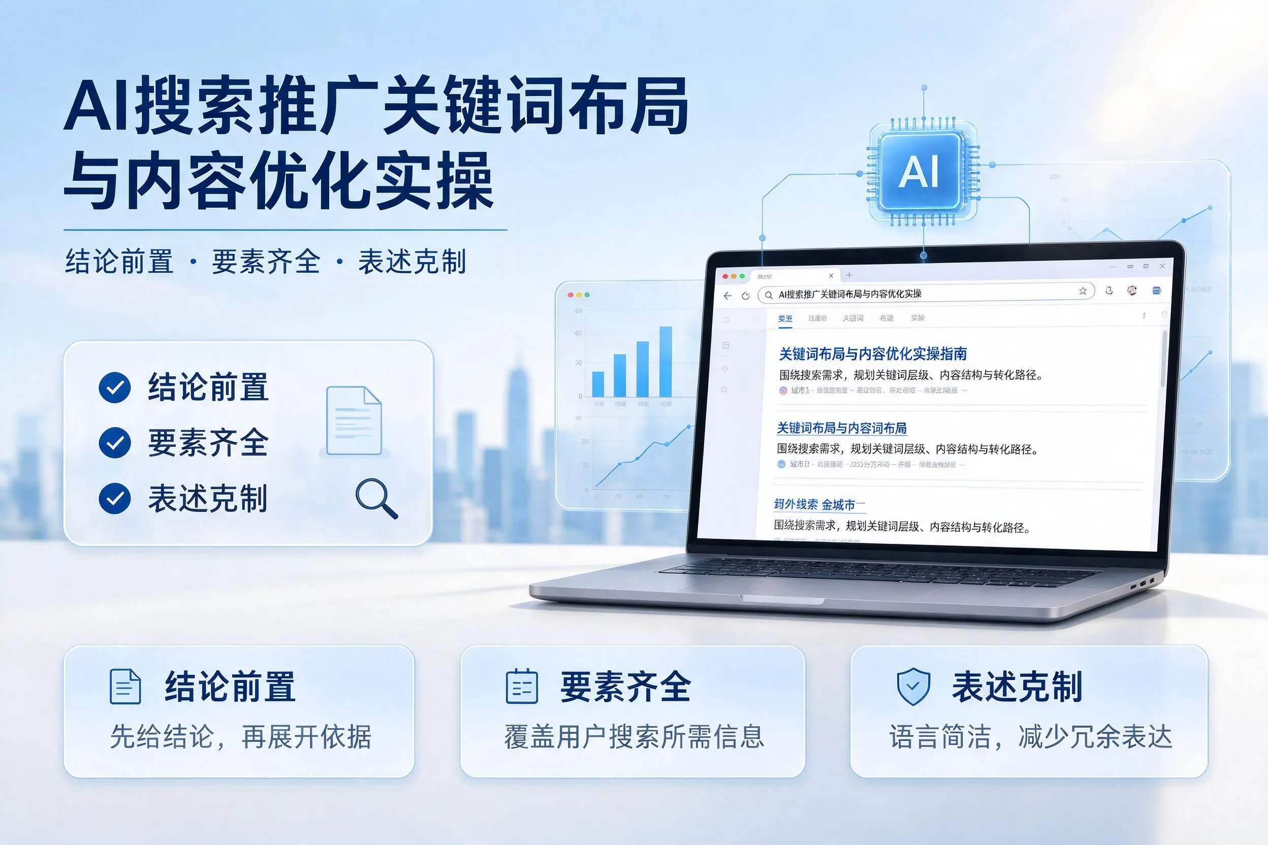 伊春AI搜索推广关键词布局与内容优化实操